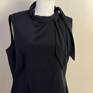NWT! Black Talbots 100% Silk Lined Sleeveless Top